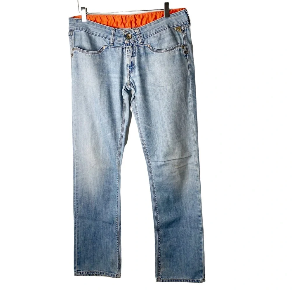 Mens Supreme Denim Low Rise Y2K Flare Jeans Size 32/M